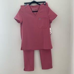 FIGS BCA Catarina One-Pocket Scrub Top -XS / BCA Yola Skinny Scrub Pants -S